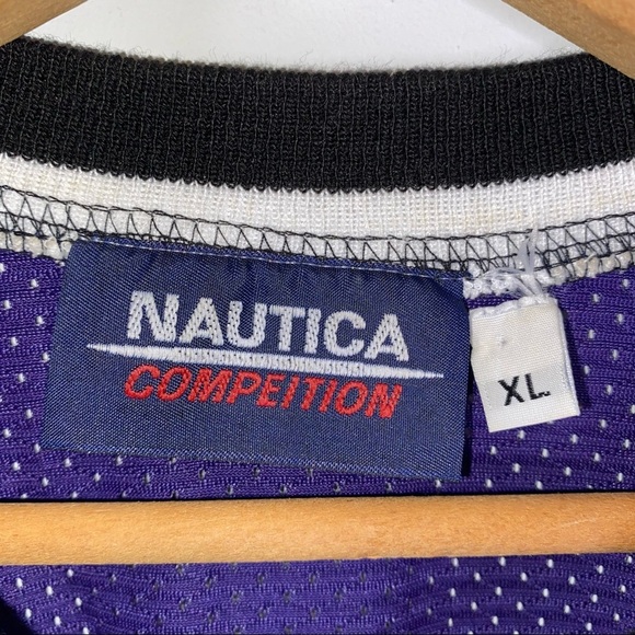 VINTAGE NAUTICA COMPETITION SIZE XL COMPETITION MESH SHIRT - Picture 3 of 7